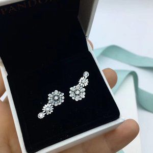 Pandora daisy earrings sale deals